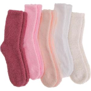 Fuzzy Socks Fluffy Thick Warm Winter Soft Cozy Plush Sleep Home Fleece Cabin Soft House Socks for Women Men(Bright Colors)